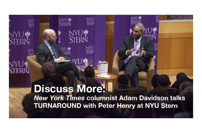 Turnaround at NYU Stern with Adam Davidson